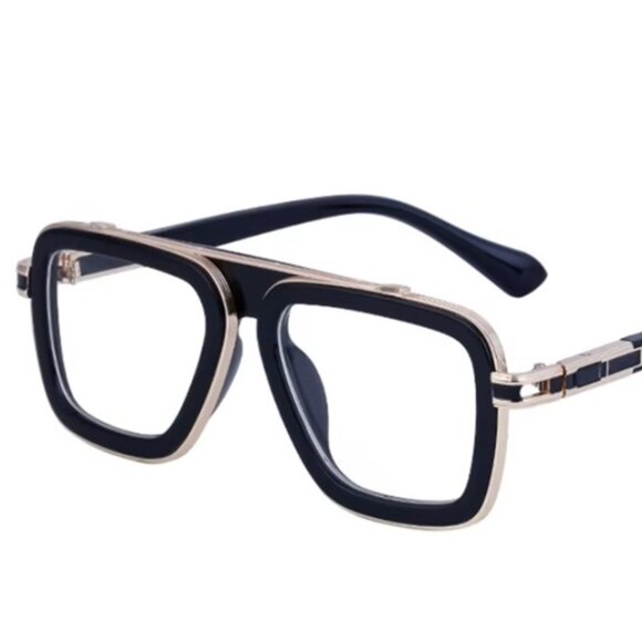 Unisex SUNGLASSES DESIGNER Aviator RETRO GOLD FRAME SHADESFASHION HIP HOP w/CASE - Picture 6 of 8